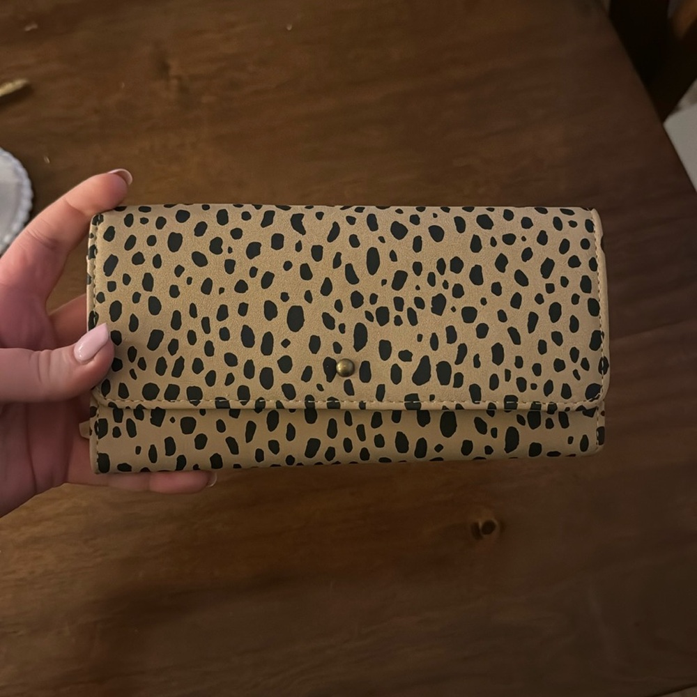 Cheetah print wallet